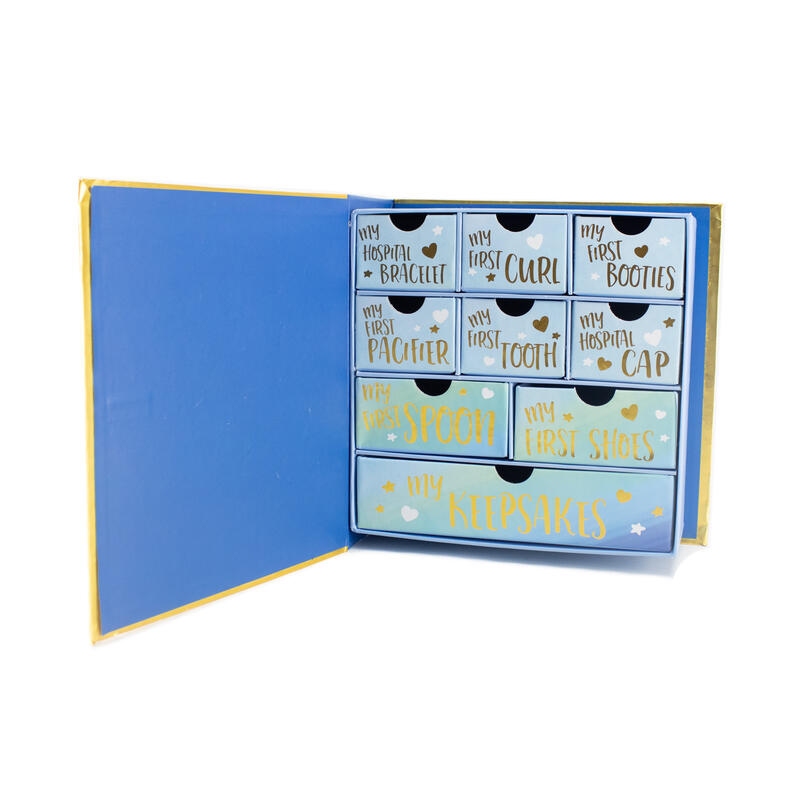 Keepsake Box Boy Blue 9x9x4