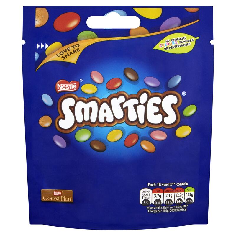 Nestle Smarties Sharing Pouch 118g