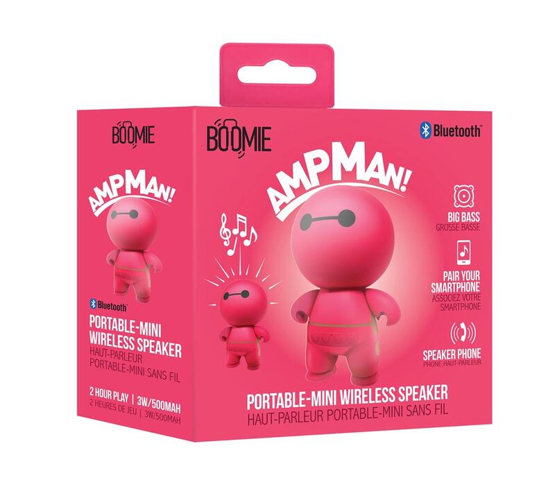 Ampman Pink Bluetooth Speaker