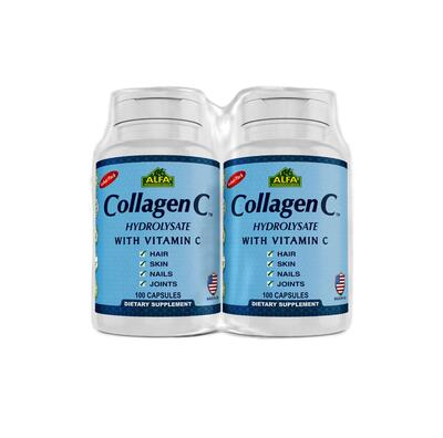 Alfa Vitamins Collagen Hydrolysate With Vitamin C 200 pieces