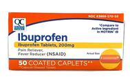Quality Choice Ibuprofen 200mg 50 Caplets: $12.75