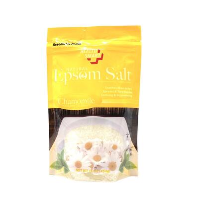 Epsom Salt Green Tea And Chamomile 16oz: $6.00