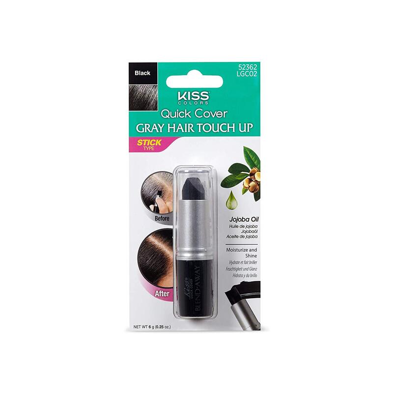 Kiss Colors Quick Cover Root Touch Up Stick Black 6g Mandc Drugstore 1570