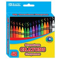 Bazic Premium Quality Color Crayon 48ct: $0.00