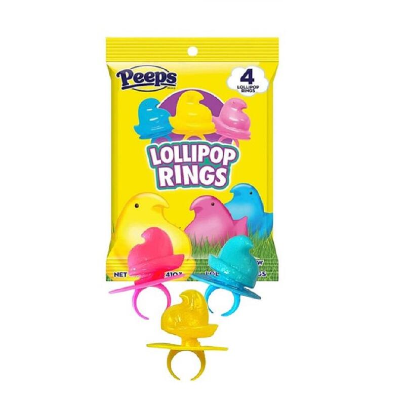 Peeps Lollipops Rings 1.41oz