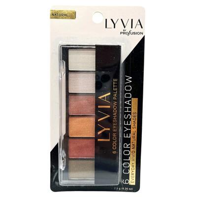 Lyvia Eyeshadow Palette 6 Colors
