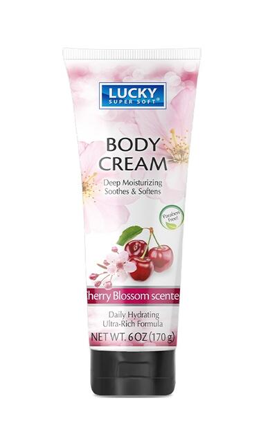 Lucky Super Soft Body Cream Cherry Blossom 6oz