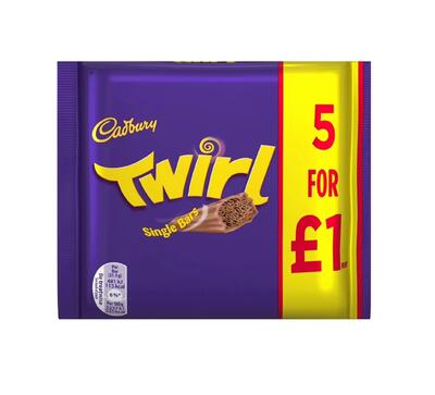 Cadbury Twirl 5pk Pm 107.5g: $7.25