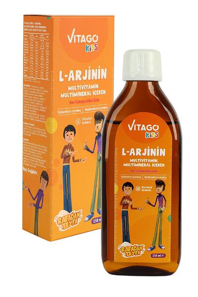 Vitago Kids Multivitamin Multimineral Syrup L-Arginine 150ml