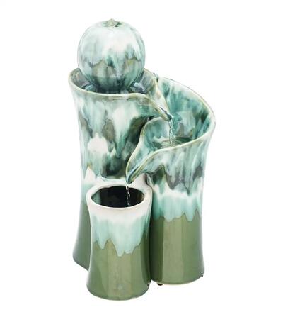 Evergreen Ceramic Waterfall Fountain Plug: $250.00