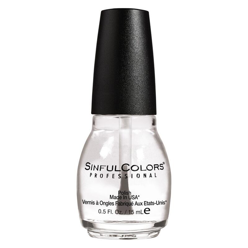 SinfulColors  Clear Coat Nail Polish 0.50 oz