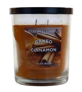 Colonial Candle Baked Cinnamon 3-Wick Candle 15oz