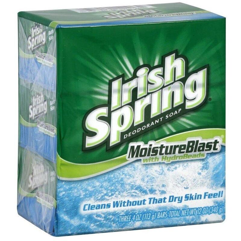 Irish Spring Bar Soap Moisture Blast 3 x 4oz: $18.30