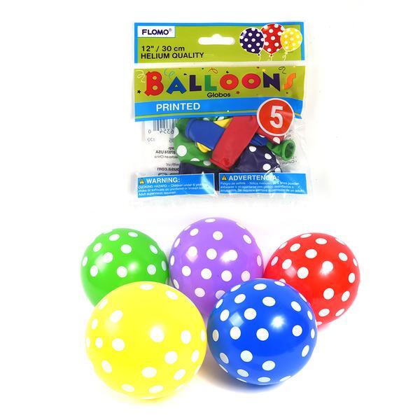 Flomo Balloons Polka Dot 5 ct: $5.00