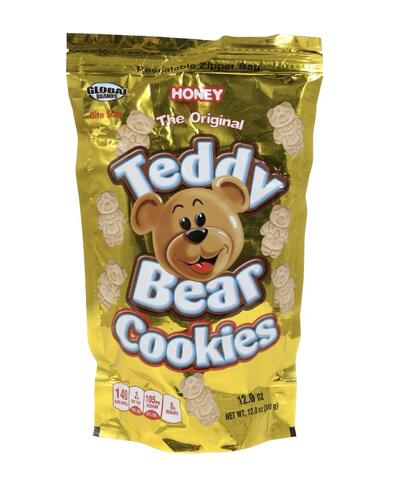 Teddy Bear Cookies Bag Honey 12oz