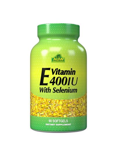 Alfa Vitamin E With Selenium 400 IU 90 softgels