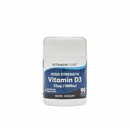 Vitamin Store High Strength Vitamin D3 25ug 90 count: $0.00