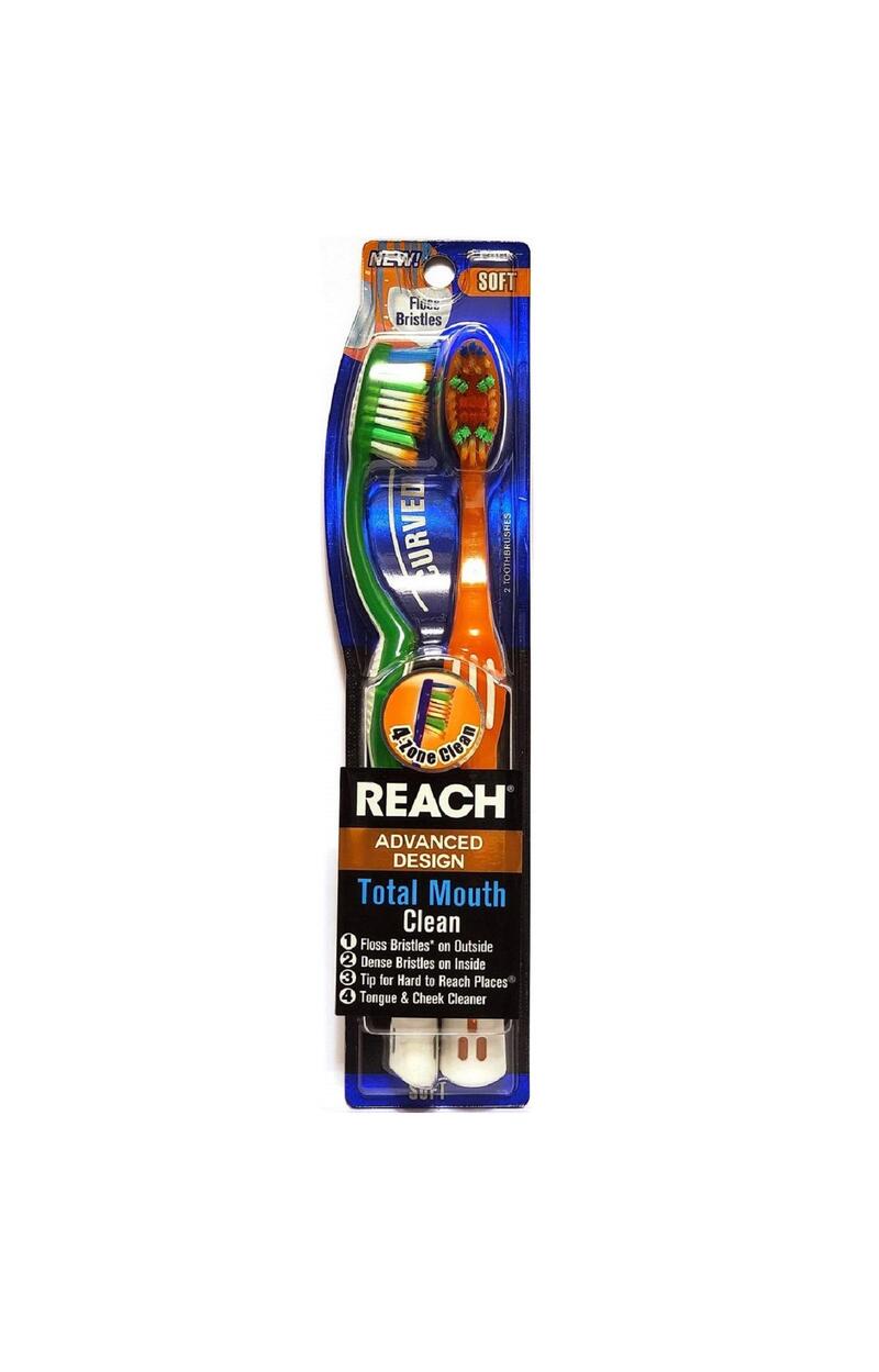 Reach Tooth Brush Soft  Total Mouth 2ct