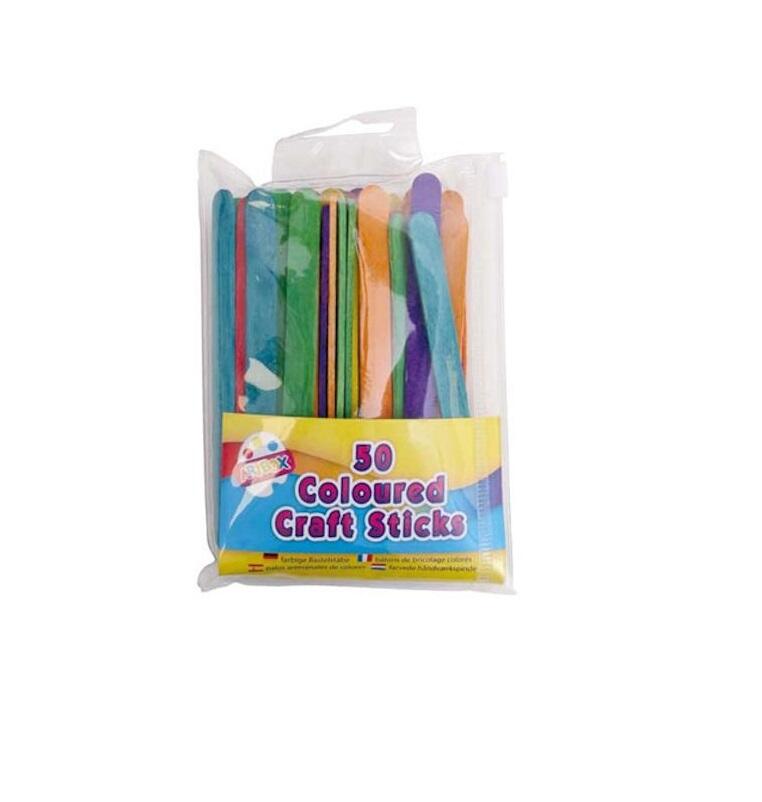Coloured Craft Sticks