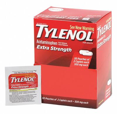 Tylenol Extra Strength Pain Relief Caplet 500mg 2ct
