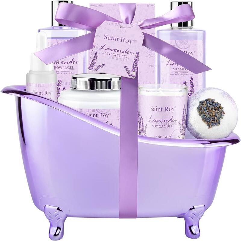 Saint Roy Lavender Bath Gift Set 7pcs: $60.00
