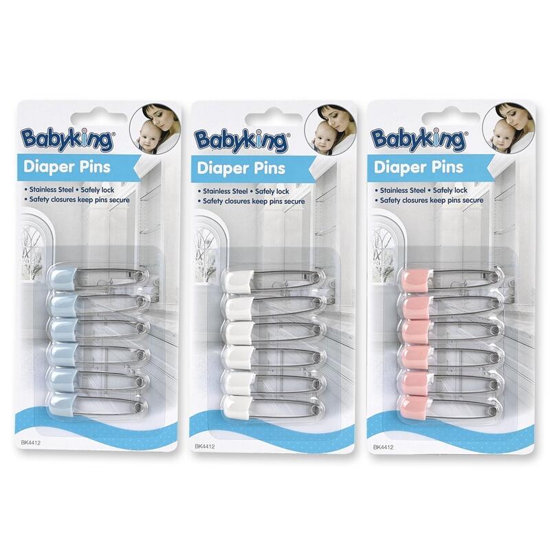 Baby King Diaper Pin 1 Pack 6 ct: $3.00