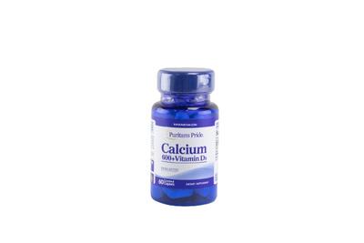 Calcium Carbonate + Vitamin D 600mg: $20.00