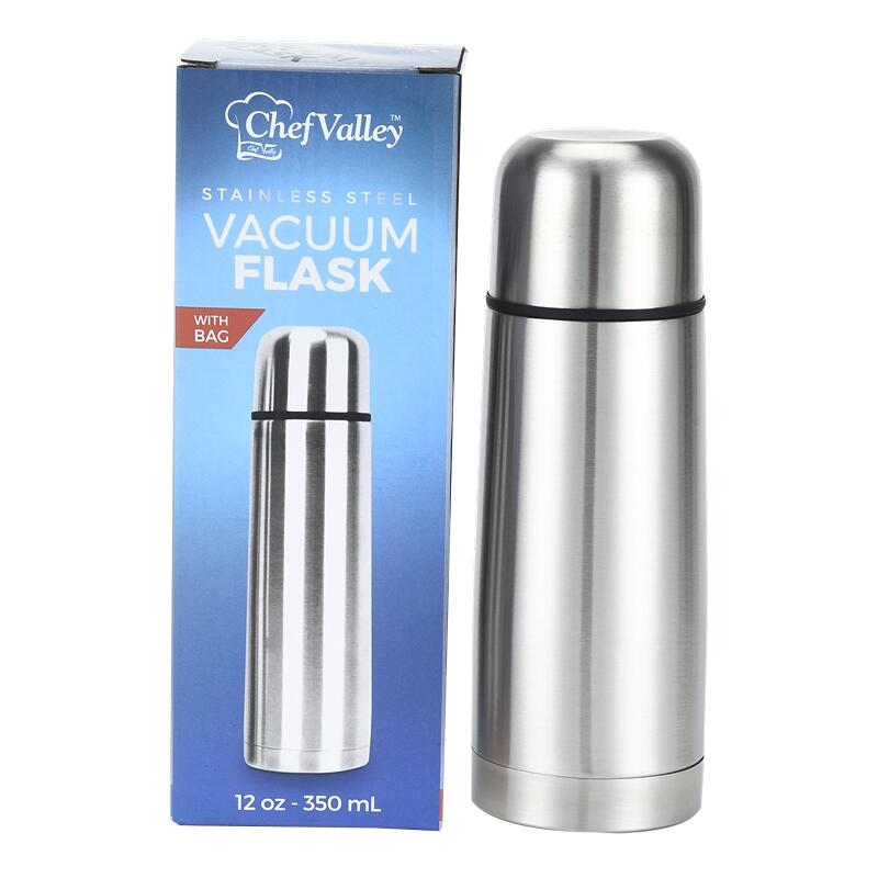 Chef Valley Stainless Steel Vacuum Flask 12oz