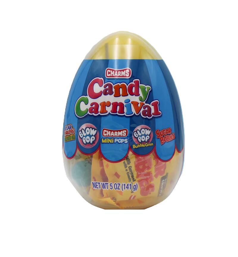 Charms Candy Carnival Filled Egg Tray