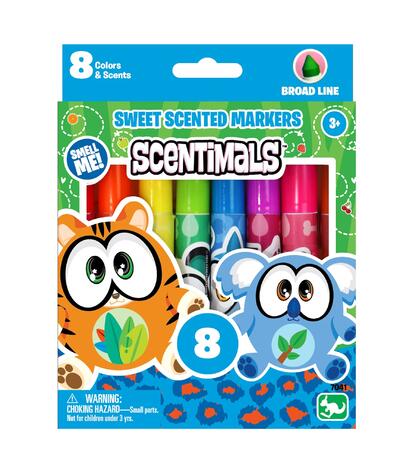 Scentimals Sweet Scented Markers 8ct