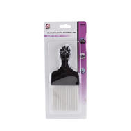 Styling Pick With Metal Pins Black 1 pack: $7.00