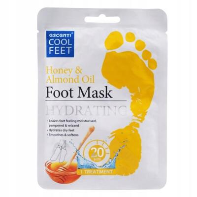 Escenti Cool Feet Hydrating Foot Mask Honey & Almond Oil 1 treatment: $5.00