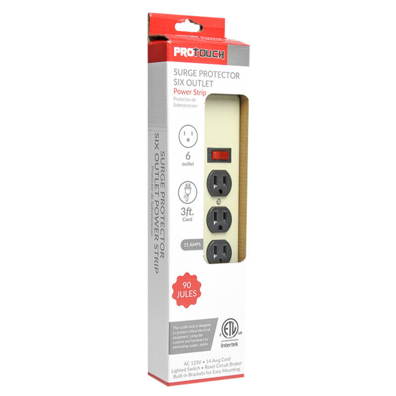 Protouch Surge Protector Six Outlet Power Strip: $35.00