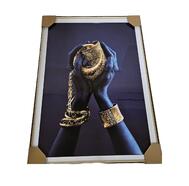 Black Hands Holding Jewellery Frame 50x70 1 count: $0.00