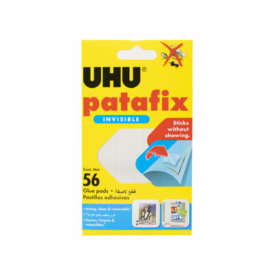 Uhu Patafix Double-sided Adhesive Invisible Glue Pads 56 ct: $9.00
