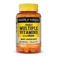 Mason Daily Multi Vitamin With Iron Tablets 100's: $0.00