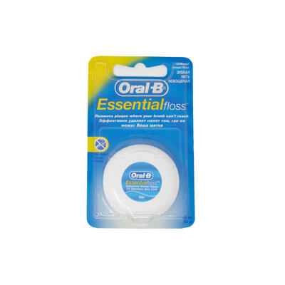 Oral B Essential Floss Unwaxed 50m: $6.00