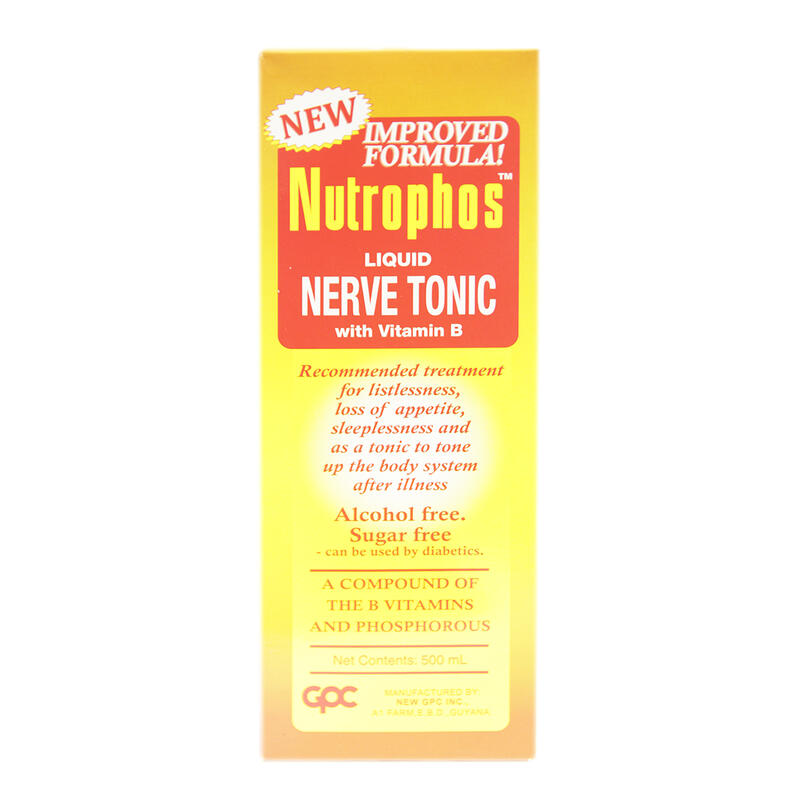 Nutrophus Liquid Nerve Tonic 500ml: $27.60