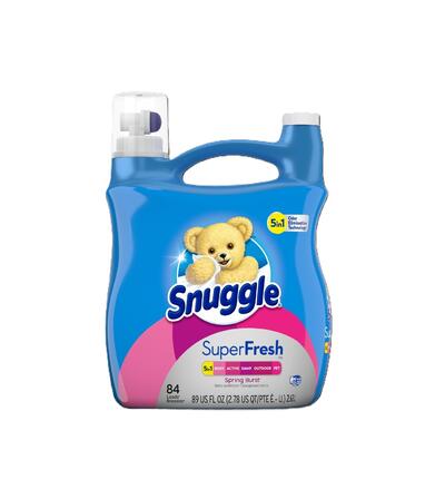 Snuggle Super Fresh 5-in-1 Liquid Fabric Softener Spring Burst 89oz