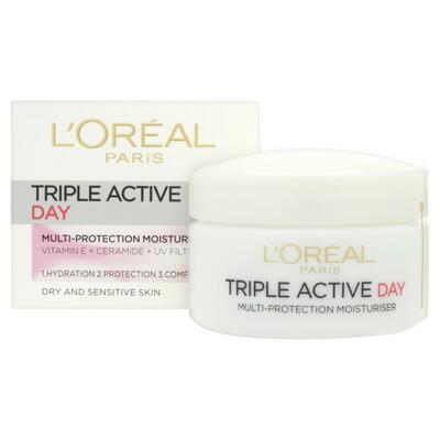 Loreal Day Cream Triple Active Dry & Sensitive 24H 50ml: $35.00