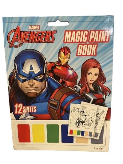 Marvel Magic Paint Book 12shts