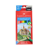 Faber Castell Full Size Colouring Pencils & Sharpener: $12.00