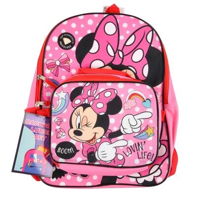 Minnie Mouse Backpack & Lunch Bag 16