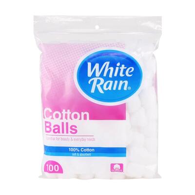 White Rain Cotton Balls 100ct: $6.00