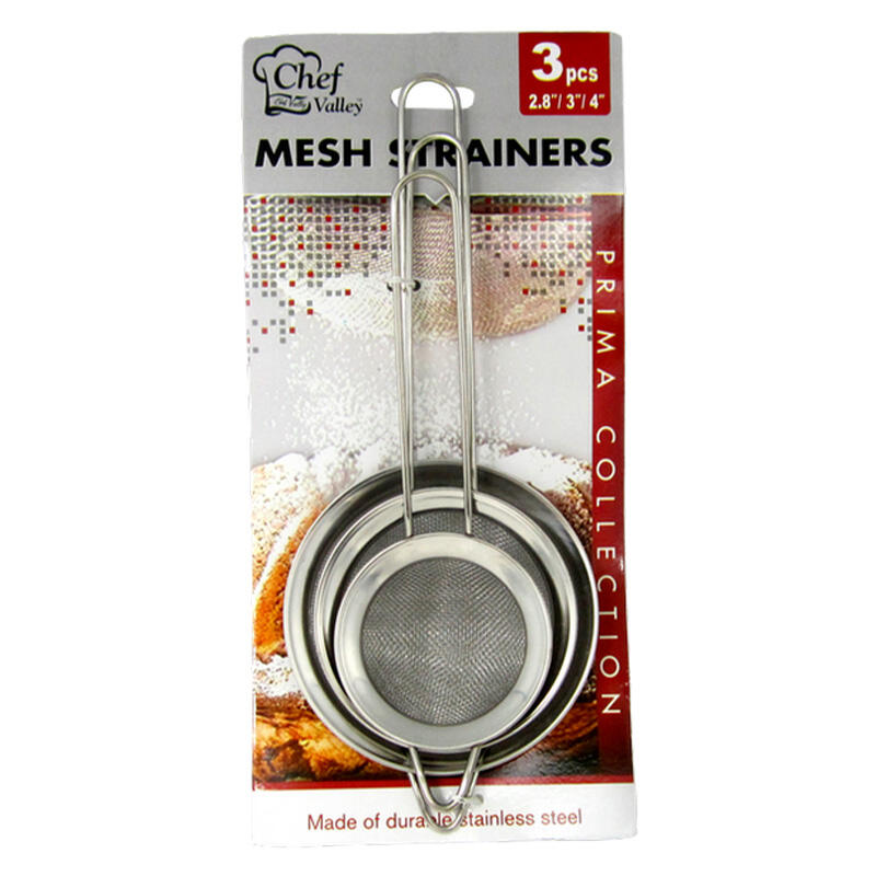 Chef Valley Mesh Strainers 3pcs