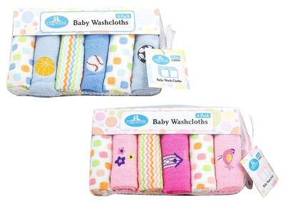 Cribmates Baby Washcloths 6 ct: $10.00