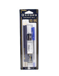 Helix Oxford Stationary Set Pen Pencil Eraser Sharpener Ruler: $5.00