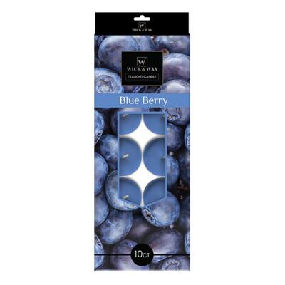 Wick & Wax Blue Berry Tealight Candles 10ct