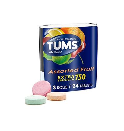 Tums Extra Strong Fruit 3pk 8's: $10.00