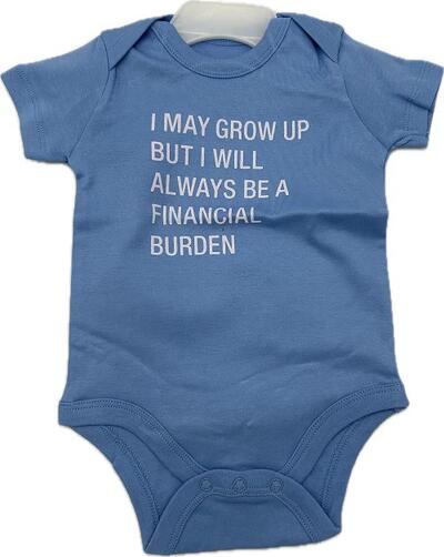 Financial Burden Onsie 3-6 Months